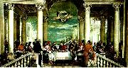 Paolo  Veronese feast of st. gregory the great oil painting
